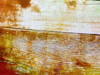Golden autumn wooden fence background. Close-up wall or floor wooden golden plank panel or board as...