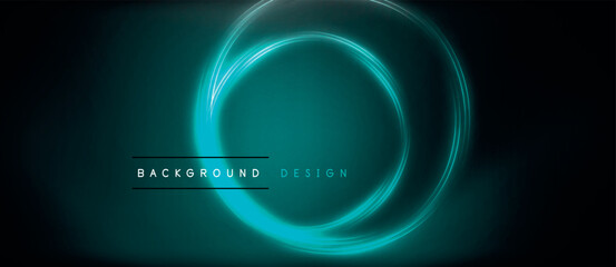 Automotive lighting inspired by the electric blue glow of a circle on a dark background, resembling the visual effect of liquid water or organism under the sky