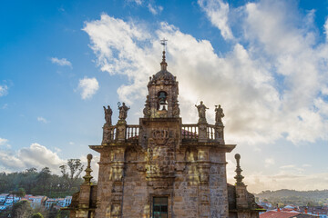 Santiago de Compostela, Spain.  The cathedral of Santiago de Compostela. UNESCO World Heritage Site.