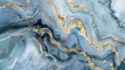 Blue marble with gold swirls luxurious and modern natural texture design. Concept Luxurious Design, Modern Texture, Blue Marble, Gold Swirls