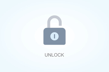 Unlock Vector  Or Logo Sign Symbol Illustration