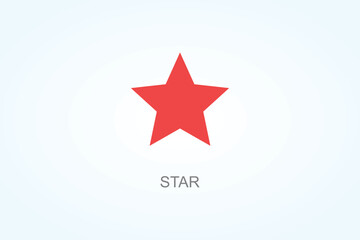 Obraz premium Star Vector Or Logo Sign Symbol Illustration