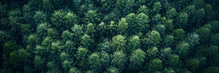 Forest drone view, view of natural greenery from a drone beauty from heights