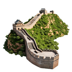 The great wall of China is one of the most famous landmarks in the world.