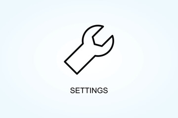 Settings Vector  Or Logo Sign Symbol Illustration
