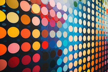  a solid colored dot pattern background, blending modern aesthetics with timeless charm.