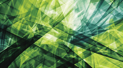 Line Green Background, Generative AI