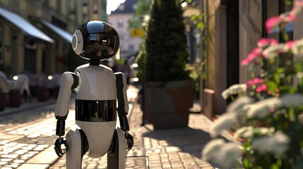 Autonomous service robots in urban environments