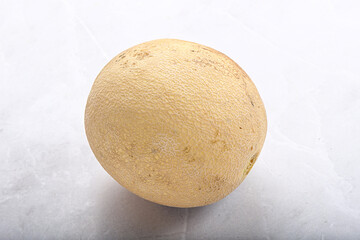 Ripe sweet juicy yellow melon