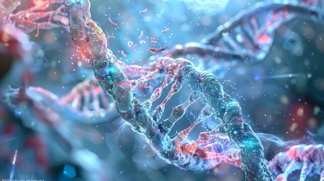 Dynamic visualization of genetic material and cellular structures