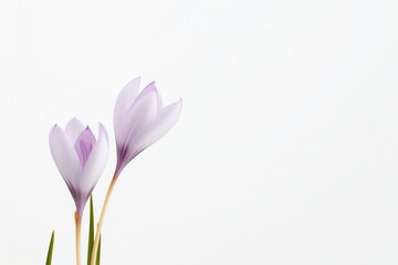 Obraz premium Photo of Crocus, Isolated on white background