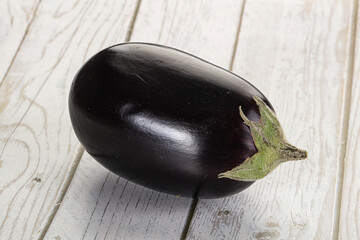 Ripe tasty natural organic eggplant
