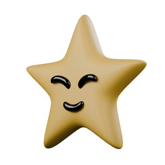 golden star 3d