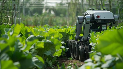 Fototapeta premium The role of robotics in sustainable farming