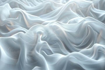 Empty abstract&nbsp;banner rendered by art white splay blur. Generative Ai