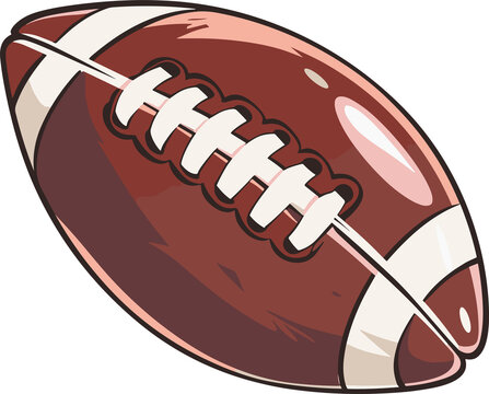 recommend clip art: American football ball clipart design illustration