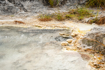Sipoholon Hot Springs are hot springs in Tapanuli. This sulfur-containing bath was formed due to the eruption of Mount Martimbang