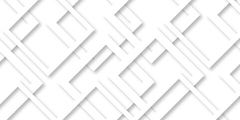 Vector Modern abstract white curve square lines triangle technology . white light grey background. Space design concept. Decorative web layout poster, banner. White grey background design.