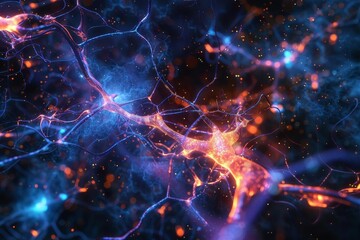 Exploring the cosmiclike structure of neural networks