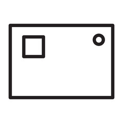 Credit Card Line Icon