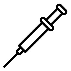 Vaccine line icon illustration. Perfect for website mobile app presentation. Suitable for any user interface and user experience