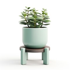 Plant stand mintgreen