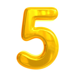 3d sales discount Number 5 percentage price tag for discount sale promotion concept by 3d render
