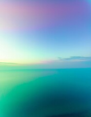 Obraz premium Ethereal Illusion: Blue, Purple, Green Gradient Abstraction