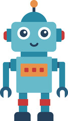 illustration children's toy of a cute robot