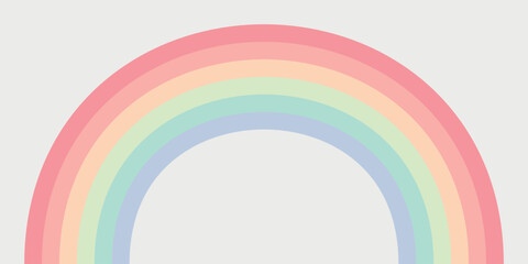 Abstract background of rainbow groovy Wavy Lines design in 1970s Retro Hippie style