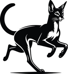 cat silhouette vector