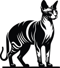 cat silhouette vector