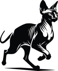 cat silhouette vector