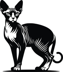 cat silhouette vector