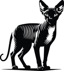 cat silhouette vector