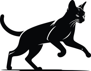 cat silhouette vector