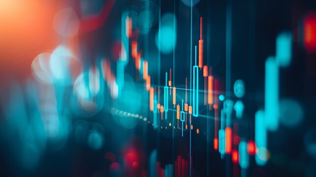 Market momentum visualized: analytical overview of profit trends and financial statistics in dynamic stock graphs