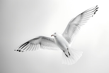 Obraz premium seagull flying in the sky