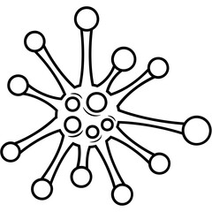 Microbes Bacteria Icon