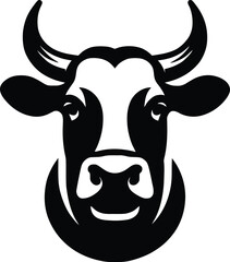cow silhouette vector easy to use