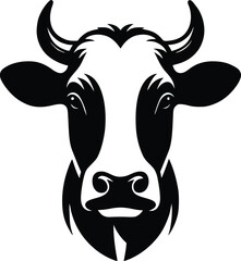 cow silhouette vector easy to use