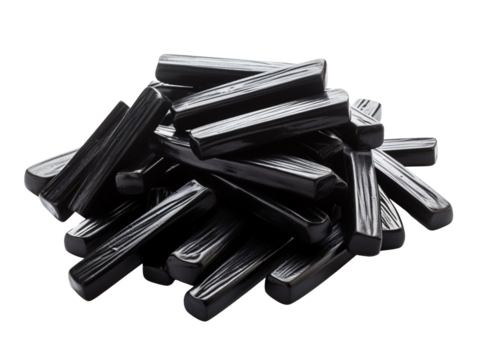 liquorice isolated on transparent background