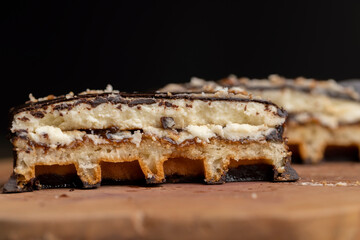 sweet dessert with cherry flavor