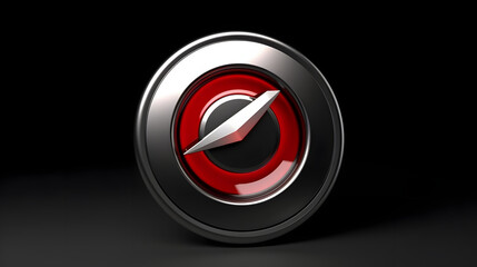 Fast forward Button icon Streaming 3d