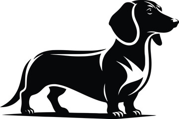 dog breed silhouette  