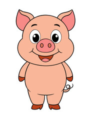 cartoon cutepig