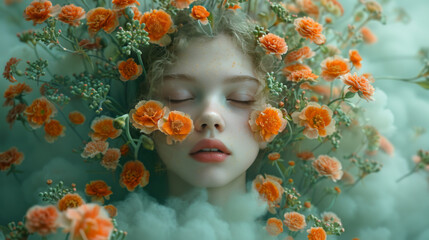 Ethereal Floral Submerged Beauty