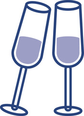 Birthday Party Element. Vector Illustration