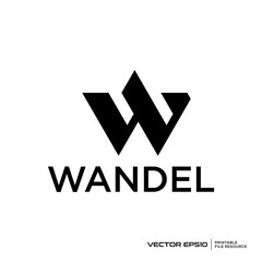 Letter W logo vector design