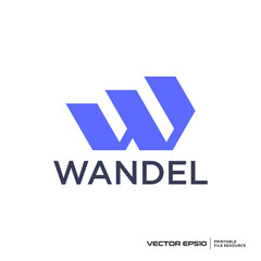 Letter W logo vector design